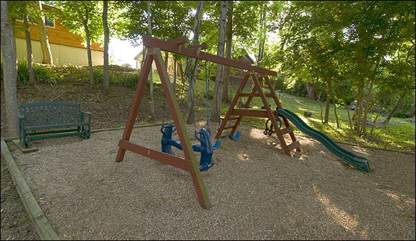 Ashley's Retreat children's swing set